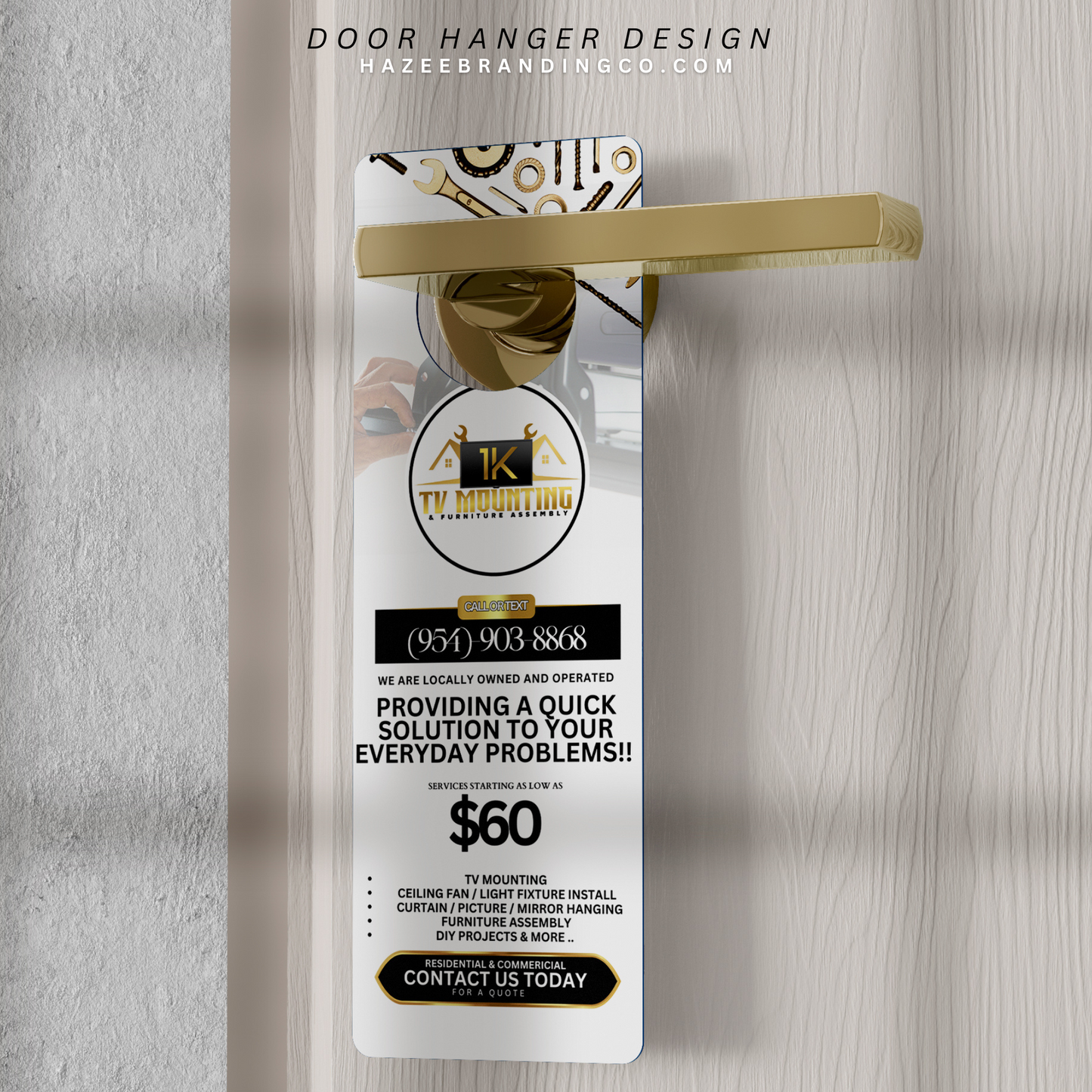 Door Hanger Design