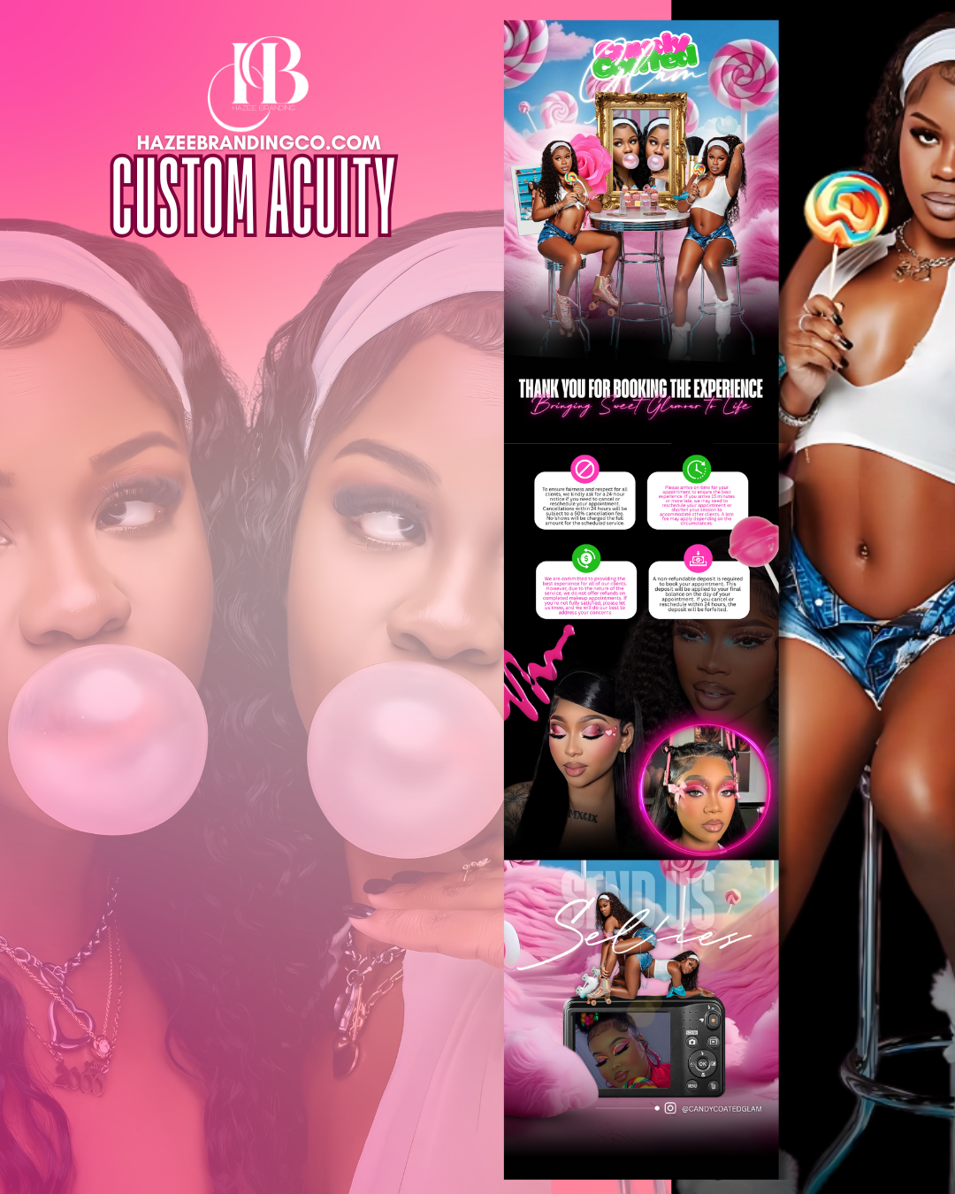 Acuity Booking Website Design