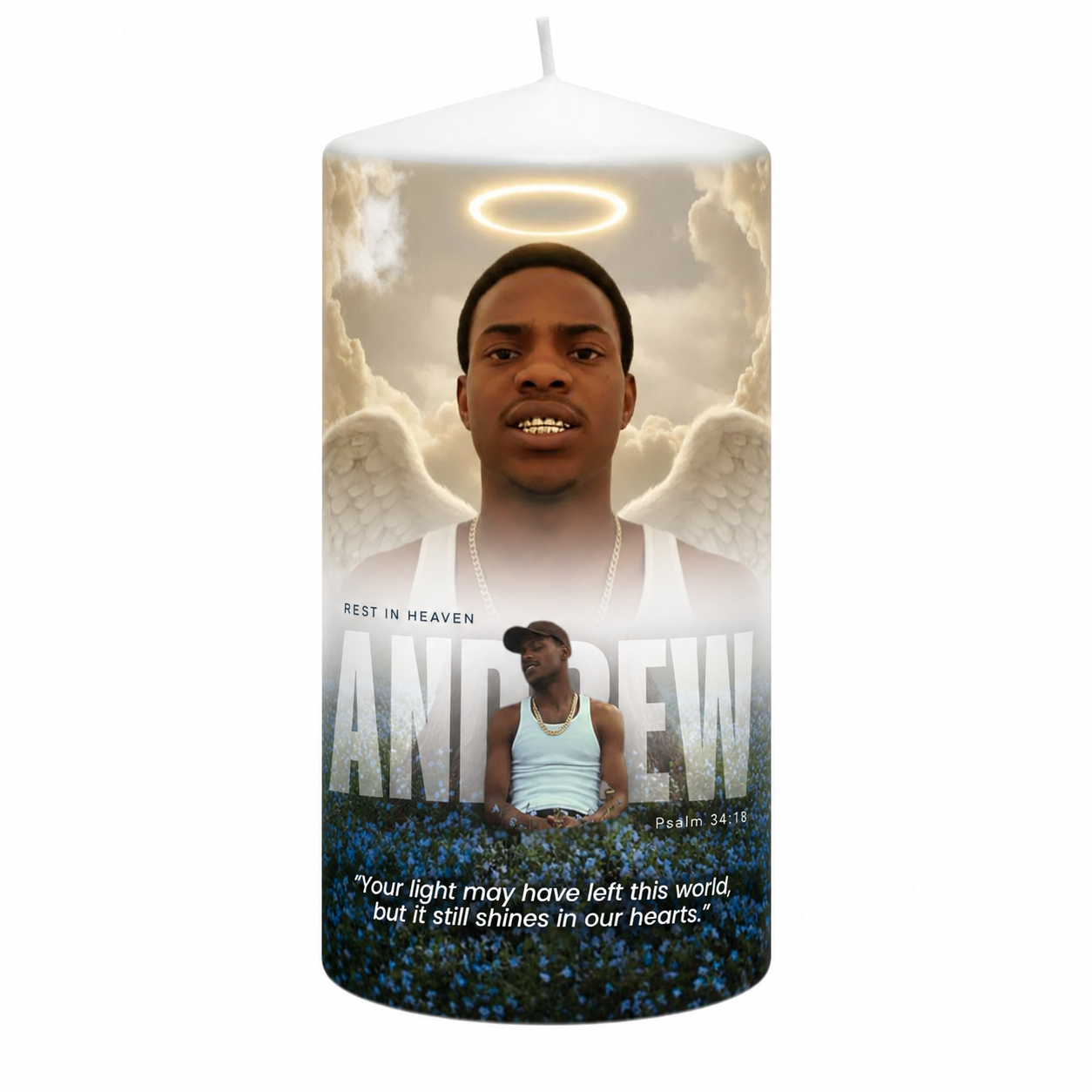 Custom Candle + Print
