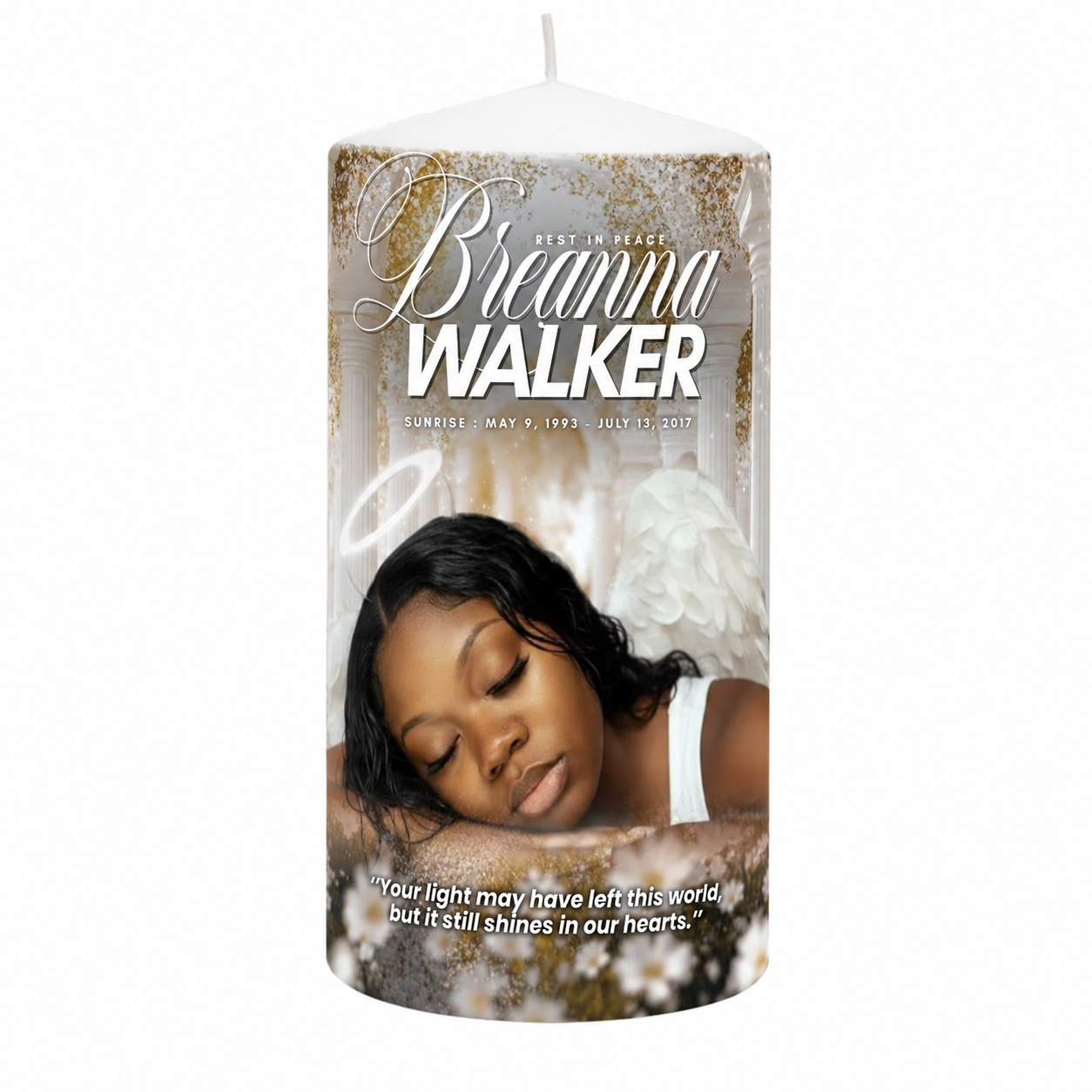 Custom Candle + Print