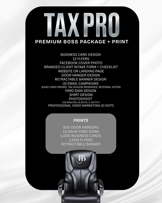 Tax Pro Premium Boss Package + Print