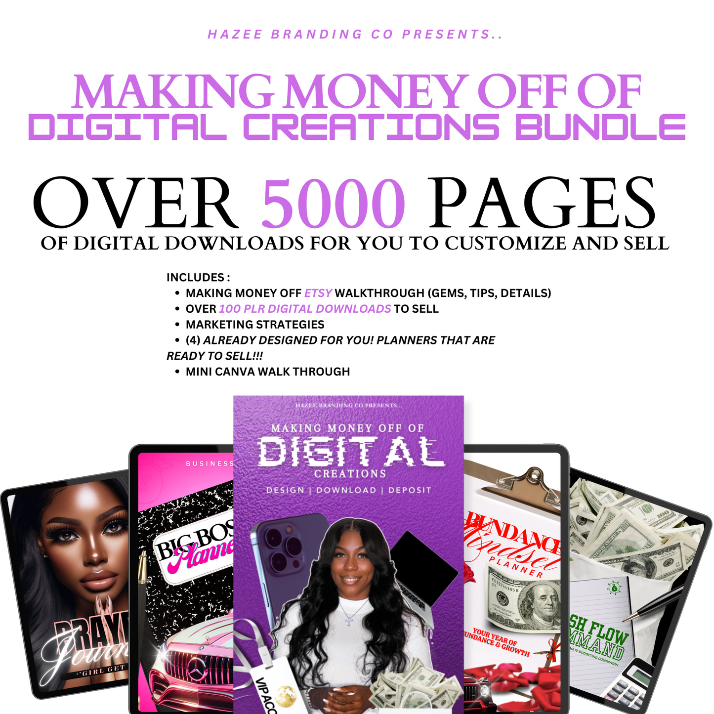 Design, Download, Deposits; ''Making Money off of Digital Creations''!