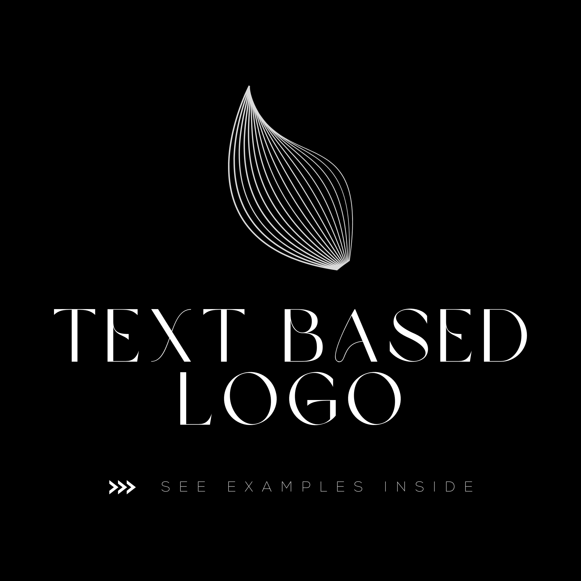 Based Logoo Text Based Logo Design – Hazee Branding Co